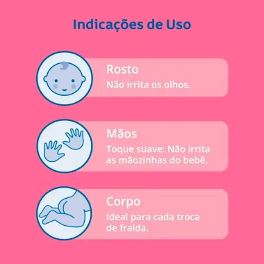 Lenços Umedecidos Johnson's Baby Extra Cuidado 96 Unidades