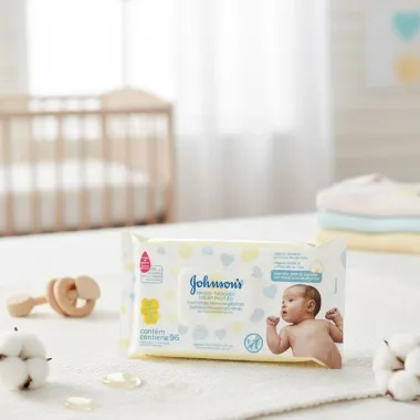 Toalhas Umedecidas Johnson's Baby Recém Nascido 96 Unidades