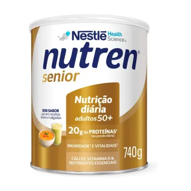 Nutren Senior Sem Sabor Suplemento Alimentar 740g Lata