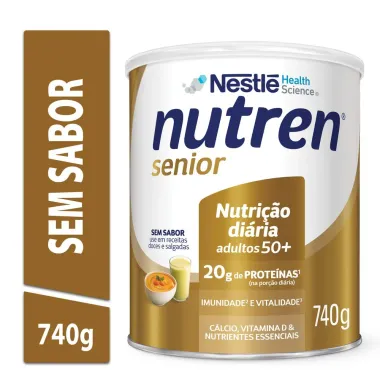 Nutren Senior Sem Sabor Suplemento Alimentar 740g Hero