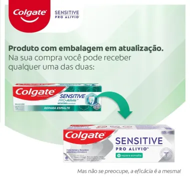 Creme Dental Colgate Sensitive Pro Al&iacute;vio Repara Esmalte com 110g