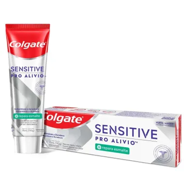 Creme Dental Colgate Sensitive Pro Al&iacute;vio Repara Esmalte com 110g