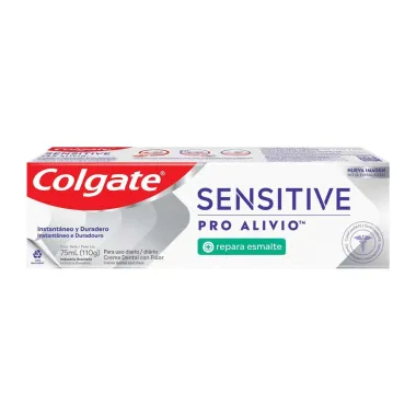 Creme Dental Colgate Sensitive Pro Al&iacute;vio Repara Esmalte com 110g