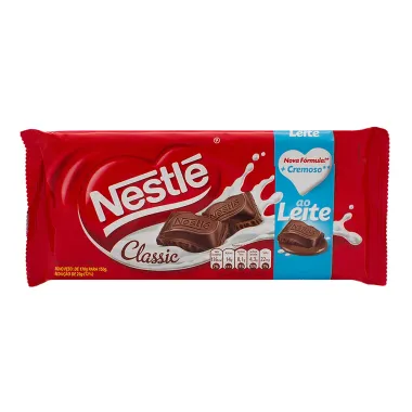 Chocolate Nestlé Classic ao Leite com 150g