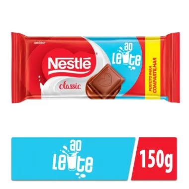 Chocolate Nestl&eacute; Classic ao Leite com 150g
