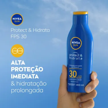 Protetor Solar Nivea Sun Protect & Hidrata FPS 30 Lo&ccedil;&atilde;o 400ml