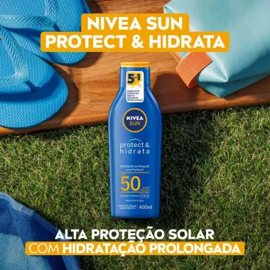 Protetor Solar Nivea Sun Protect & Hidrata FPS 50 Lo&ccedil;&atilde;o 400ml