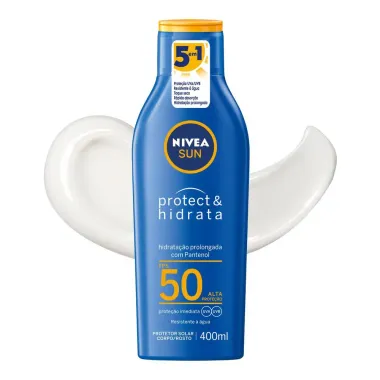 Protetor Solar Nivea Sun Protect & Hidrata FPS 50 Lo&ccedil;&atilde;o 400ml