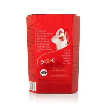 Bombom Lindt Lindor Balls Milk com Recheio Cremoso com 200g