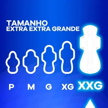 Absorvente Always Noites Tranquilas Suave com Abas Tamanho XXG 10 Unidades