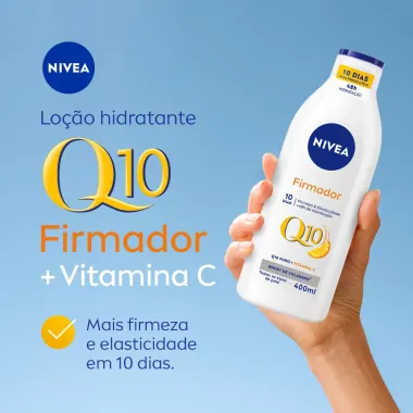 Loção Hidratante Nivea Firmador Q10 + Vitamina C Todos os Tipos de Pele 400ml