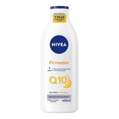 Lo&ccedil;&atilde;o Hidratante Nivea Firmador Q10 + Vitamina C Todos os Tipos de Pele 400ml