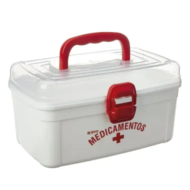 Caixa Organizadora de Medicamentos Média 1 Unidade