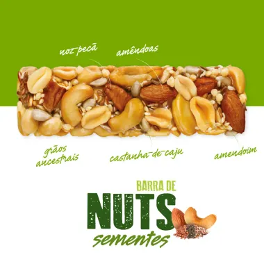 BARRA NUTS NUTRY SEMENTES 60G C/2