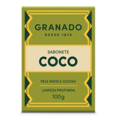 Sabonete em Barra Granado Coco Pele Mista e Oleosa 100g