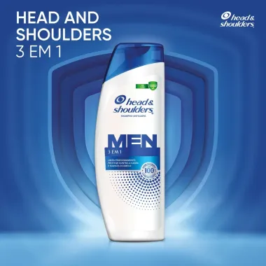Shampoo Head & Shoulders Men 3em1 Cuidados com a Raiz 400ml