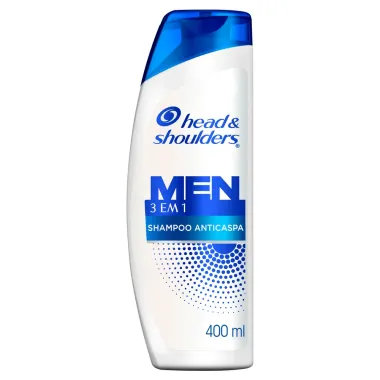 Shampoo Head & Shoulders Men  3 em 1 Anticaspa 400ml