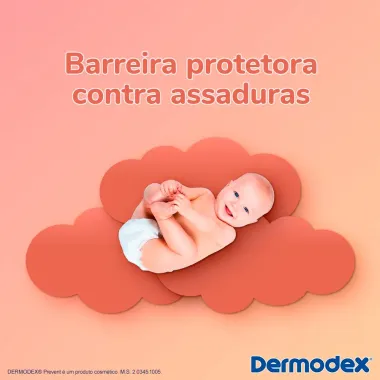 Dermodex Prevent Creme para Preven&ccedil;&atilde;o de Assaduras 7 em 1 60g