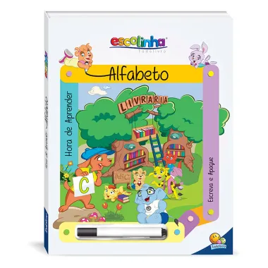 Livro Infantil Alfabeto Coleção Escolinha Todolivro - Hora de Aprender!