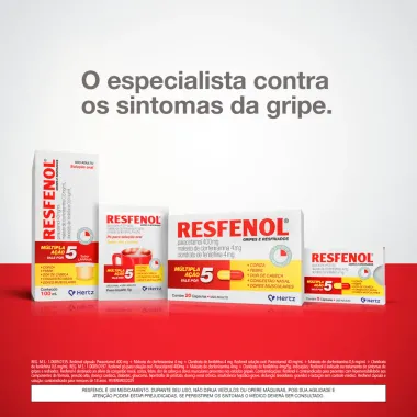 Resfenol com 5 Cápsulas