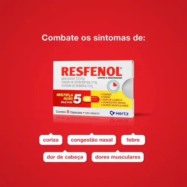 Resfenol com 5 Cápsulas