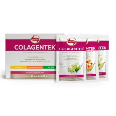 Colagentek Vitafor Sachês com 30 Unidades de 10g cada Sabores Sortidos