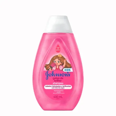 Shampoo Johnson's Gotas de Brilho 400ml