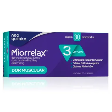 Miorrelax com 30 Comprimidos