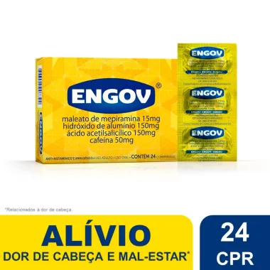 Engov com 24 Comprimidos Hero