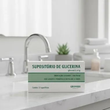 Supositório de Glicerina Granado Adulto com 12 Unidades