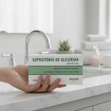 Supositório de Glicerina Granado Adulto com 12 Unidades