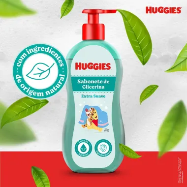 Sabonete Líquido Infantil Huggies Extra Suave 600ml