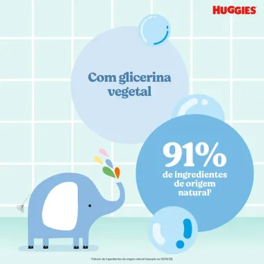 Sabonete L&iacute;quido Infantil Huggies Extra Suave 600ml