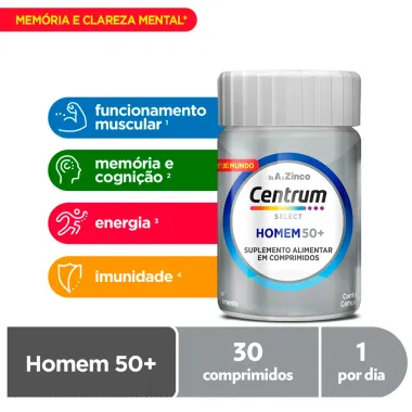 Centrum Select Homem 50+ com 30 Comprimidos