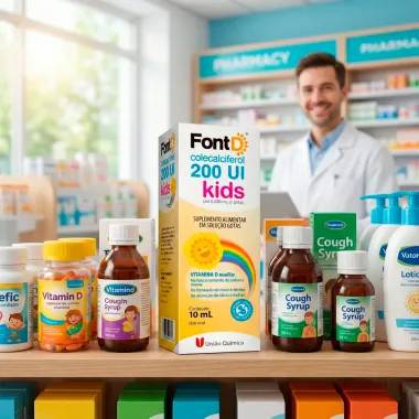 Font D 200UI Kids Gotas com 10ml