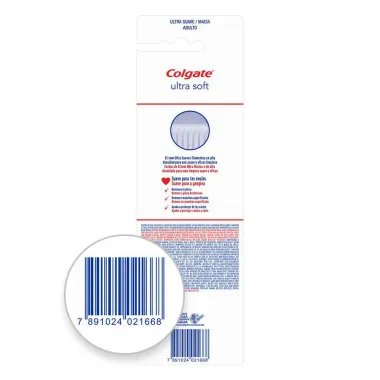 Escova Dental Colgate Ultra Soft Macia Cores Sortidas 2 Unidades