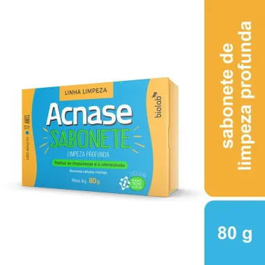 Acnase Clean Sabonete Limpeza Profunda com 80g