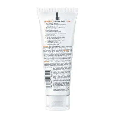 Protetor Solar Minesol NeoStrata Corpo e Rosto FPS 70 200ml