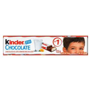 Chocolate Kinder ao Leite com Recheio ao Leite com 12,5g