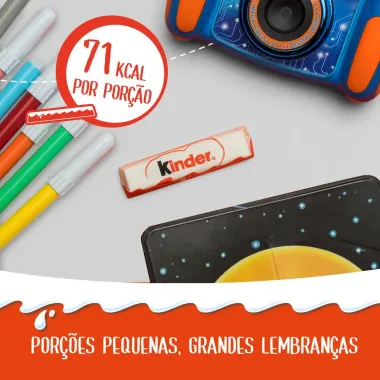 Chocolate Kinder ao Leite com Recheio ao Leite com 12,5g