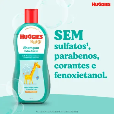 Shampoo Infantil Huggies Extra Suave 600ml
