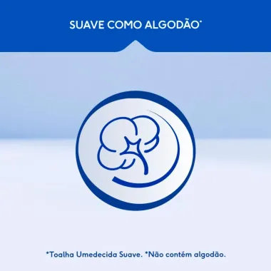 Toalha Umedecida Plenitud com 42 Unidades