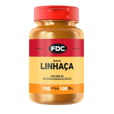 Óleo de Linhaça 1.000mg FDC 100 Cápsulas