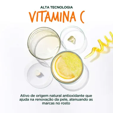 Hidratante Garnier Uniform & Matte Vitamina C FPS 50 Clara 40g-3