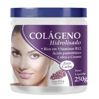 Col&aacute;geno Hidrolisado Health Labs Sabor Uva 250g