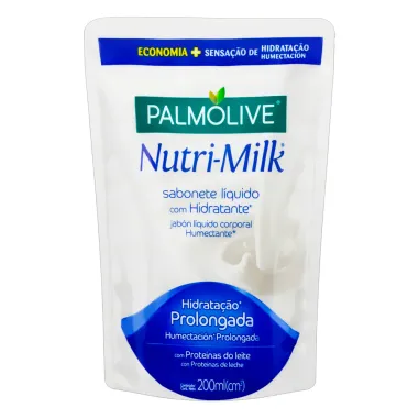 Sabonete Líquido Palmolive Nutri-Milk Hidratante Refil com 200ml