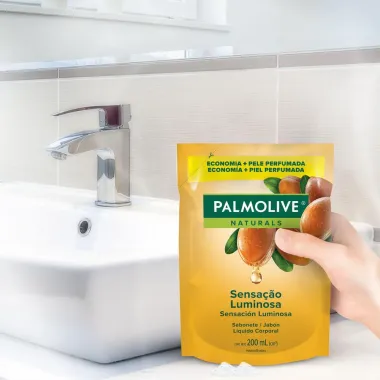 Sabonete Líquido para as mãos Palmolive Naturals Sensação Luminosa Refil 200ml