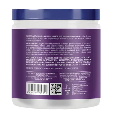 Col&aacute;geno Hidrolisado Health Labs Sabor Morango 250g