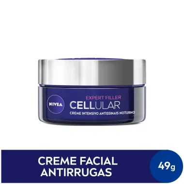 Nivea Creme Facial Antissinais Cellular Filler Noite 49g