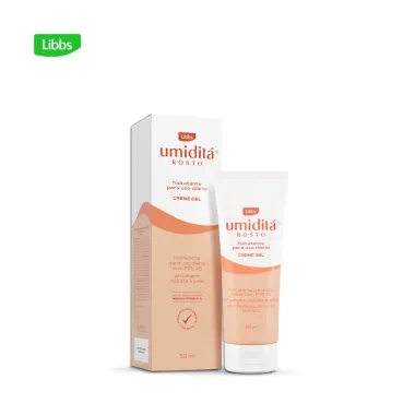 Umiditá Rosto Libbs FPS 25 Creme Gel Hidratante com 50ml